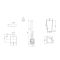 Villeroy & Boch Elements Striking - Toilet Brush and Holder - Chrome