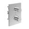 Villeroy & Boch Universal - Round 3 Outlet Diverter Thermostatic Shower Valve - Chrome