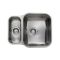 Rangemaster Atlantic Classic - 1.5 Bowl Stainless Steel Kitchen Sink - 597mm - 472mm