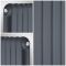 Milano Urban - Anthracite Horizontal Column Radiator - 635mm x 1223mm (Double Column)