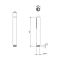 Villeroy & Boch Universal - Thermostatic Shower System with 250mm Round Shower Head and Hand Shower (2 Outlet)  - Brushed Nickel Matt