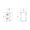 Villeroy & Boch Universal - Thermostatic Shower System with 250mm Square  Shower Head and Hand Shower (2 Outlet)  - Chrome