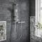 Villeroy & Boch Universal - Round Thermostatic Bar Shower Valve with Riser Rail and Hand Shower (1 Outlet) - Chrome