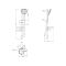 Villeroy & Boch Universal - Round Thermostatic Bar Shower Valve with Riser Rail and Hand Shower (1 Outlet) - Chrome