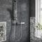 Villeroy & Boch Universal - Square Thermostatic Bar Shower Valve with Riser Rail and Hand Shower (1 Outlet) - Chrome