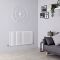 Milano Aruba - White Horizontal Designer Radiator - 600mm x 1180mm