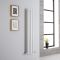Milano Aruba - White Vertical Designer Radiator - 1400mm x 236mm (Double Panel)
