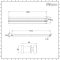 Milano Aruba - White Horizontal Designer Radiator - 236mm x 1400mm (Double Panel)