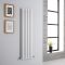 Milano Aruba - White Vertical Designer Radiator - 1400mm x 354mm (Single Panel)