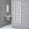 Terma ZigZag - White Vertical Heated Towel Rail - 1545mm x 500mm
