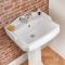Milano Windsor - Traditional Close Coupled Toilet and Pedestal Basin Set
