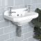 Milano Richmond - Traditional Close Coupled Toilet and Wall Hung Basin Set