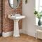 Milano Richmond - Traditional Close Coupled Toilet and Pedestal Basin Set