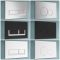Milano Longton - White Modern Wall Hung Toilet with Short Wall Frame - Choice of Flush Plate