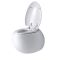 Milano Mellor - White Modern Wall Hung Toilet with Short Wall Frame - Choice of Flush Plate