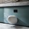 Milano Mellor - White Modern Wall Hung Toilet with Short Wall Frame - Choice of Flush Plate