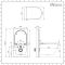 Milano Arca - Black 500mm Compact WC Unit with Japanese Bidet Toilet