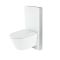 Milano Arca - White 500mm Compact WC Unit with Japanese Bidet Toilet