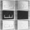 Milano Sandringham - Traditional Wall Hung Toilet with Tall Wall Frame - Choice of Flush Plate