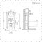 Milano Irwell - White Modern Rimless Wall Hung Basin and Toilet Set