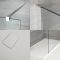 Milano Portland - Chrome Walk-In Shower Enclosure with Slate Tray - Choice of Size