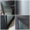 Milano Florence - Fluted Glass Black Framed Walk-In Shower Enclosure with Slate Tray - Choice of Sizes
