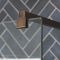 Milano Rosso - Matt Bronze Modern Walk-In Shower Enclosure with Slate Effect Tray - Choice of Sizes