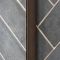 Milano Rosso - Matt Bronze Modern Walk-In Shower Enclosure with Slate Effect Tray - Choice of Sizes