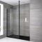 Milano Nero - Modern Walk-In Shower Enclosure with Slate Tray - Choice ...