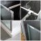 Milano Florence - Fluted Glass Chrome Framed Corner Walk-In Shower Enclosure with Tray - Choice of Sizes