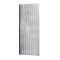 Milano Florence - Fluted Glass Black Corner Walk-In Shower Enclosure with Tray - Choice of Sizes