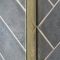 Milano Monet - 1950mm Wet Room Screen - Antique Brass - Choice of Sizes and Hinged Return Panel