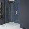 Milano Monet - 1950mm Wet Room Screen - Antique Brass - Choice of Sizes and Hinged Return Panel