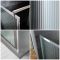Milano Florence - 1950mm Fluted Glass Wet Room Screen - Chrome - Choice of Size and Style