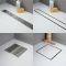 Milano Nero - Wet Room Shower Enclosure - Choice of Glass Size and Drain