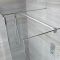 Milano Portland - Corner Wet Room Shower Enclosure with Hinged Return Panel - Choice of Glass Size & Drain