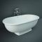 RAK Washington - Traditional Double-Ended Freestanding Bath - 1560mm x 810mm - Choice of finish