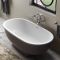 RAK Washington - Traditional Double-Ended Freestanding Bath - 1560mm x 810mm - Choice of finish