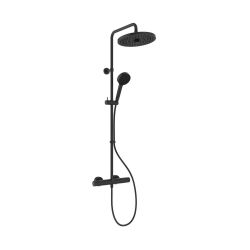 Ideal Standard Ceratherm T25+ - Thermostatic Bar Shower Valve with 2 spray Shower Head and Multi-Function Hand Shower - Choice of Finish