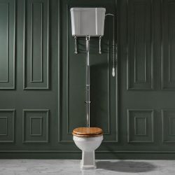 Milano Richmond - Traditional High Level Toilet with Cistern - Choice of Flush Kit Finish and Seat