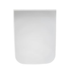 Milano Elswick - Back to Wall White Soft Close Quick Release Top Fix Toilet Seat