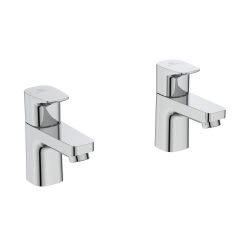 Ideal Standard Ceraplan - Basin Pillar Taps - Chrome