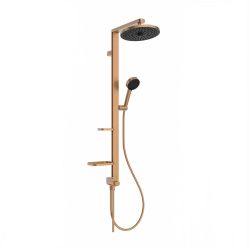 Ideal Standard Ceratwist ALU+ - Riser Rail Kit with with 2 spray Shower Head and Multi-Function Hand Shower - Choice of Finish