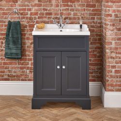 Milano Thornton - Traditional Vanity Unit with Basin - Choice of Finish, Size and Handles