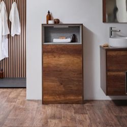 Milano Bexley - Open Shelf 600mm WC Unit (Excluding Pan) - Choice of Finish and LED Light