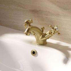 Crosswater Belgravia - Traditional Crosshead Mono Basin Mixer Tap - Choice of Finish