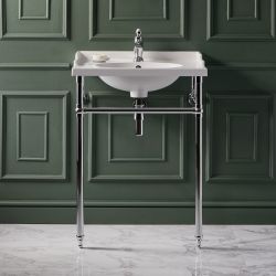 Milano Elizabeth - 630mm Traditional Basin and Washstand - Choice of Finish