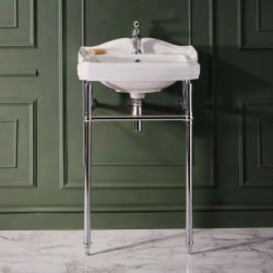 Milano Windsor - 590mm Traditional Basin and Washstand - Choice of Finish