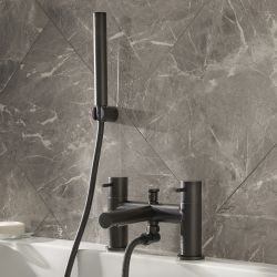 Milano Otto - Modern Bath Shower Mixer Tap - Choice of Finish