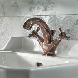 Milano Earlham - Art Deco Mono Basin Mixer Tap - Choice of Finish